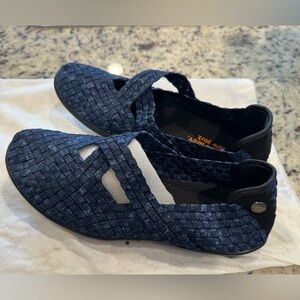 Bernie Mev Mary Jane Woven Shoes Size 8